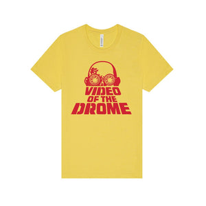 Video of the Drome Yellow/Red Tee