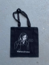 Load image into Gallery viewer, Black Ghostface Tote Bag
