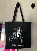 Load image into Gallery viewer, Black Ghostface Tote Bag
