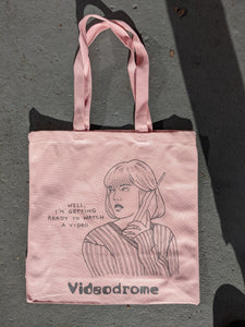 Pink Drew Tote Bag